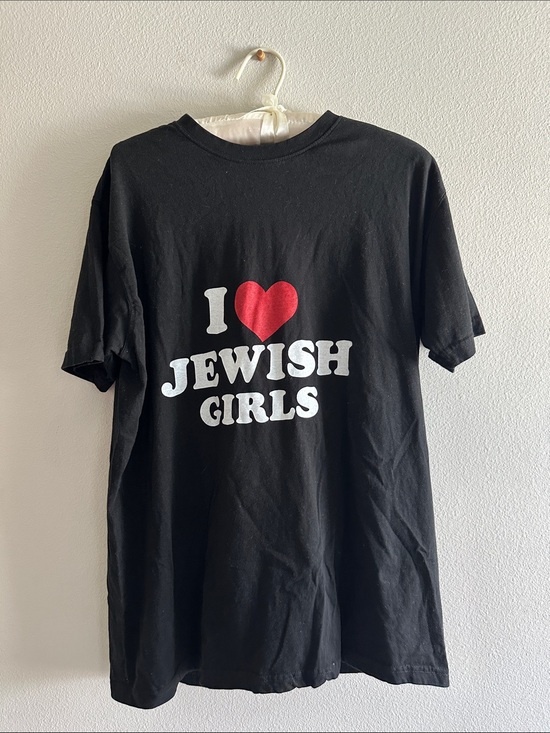 unknown Other - “I Love Jewish Girls” Graphic Tee - Black
